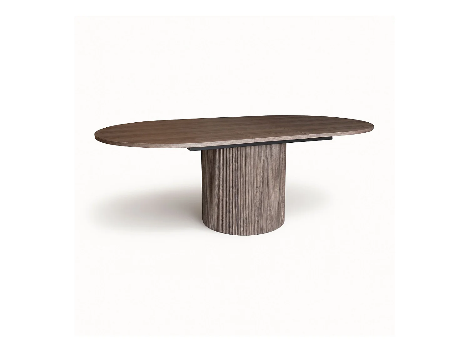 Now's Home - Table Extensible En Bois De Noyer 180-220cm