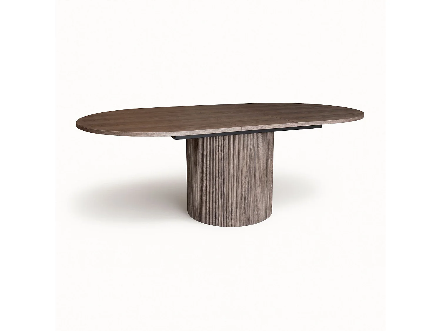 Now's Home - Table Extensible En Bois De Noyer 180-220cm