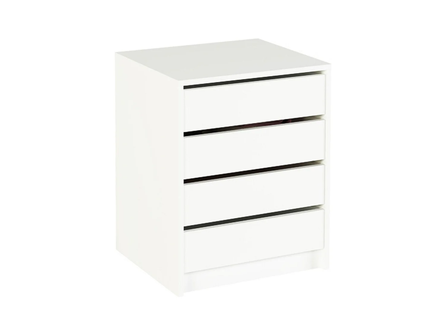 Cajonera 4 cajones | Color: Blanco | Medidas: 62 cm x 50 cm x 44 cm mueble dormitorio