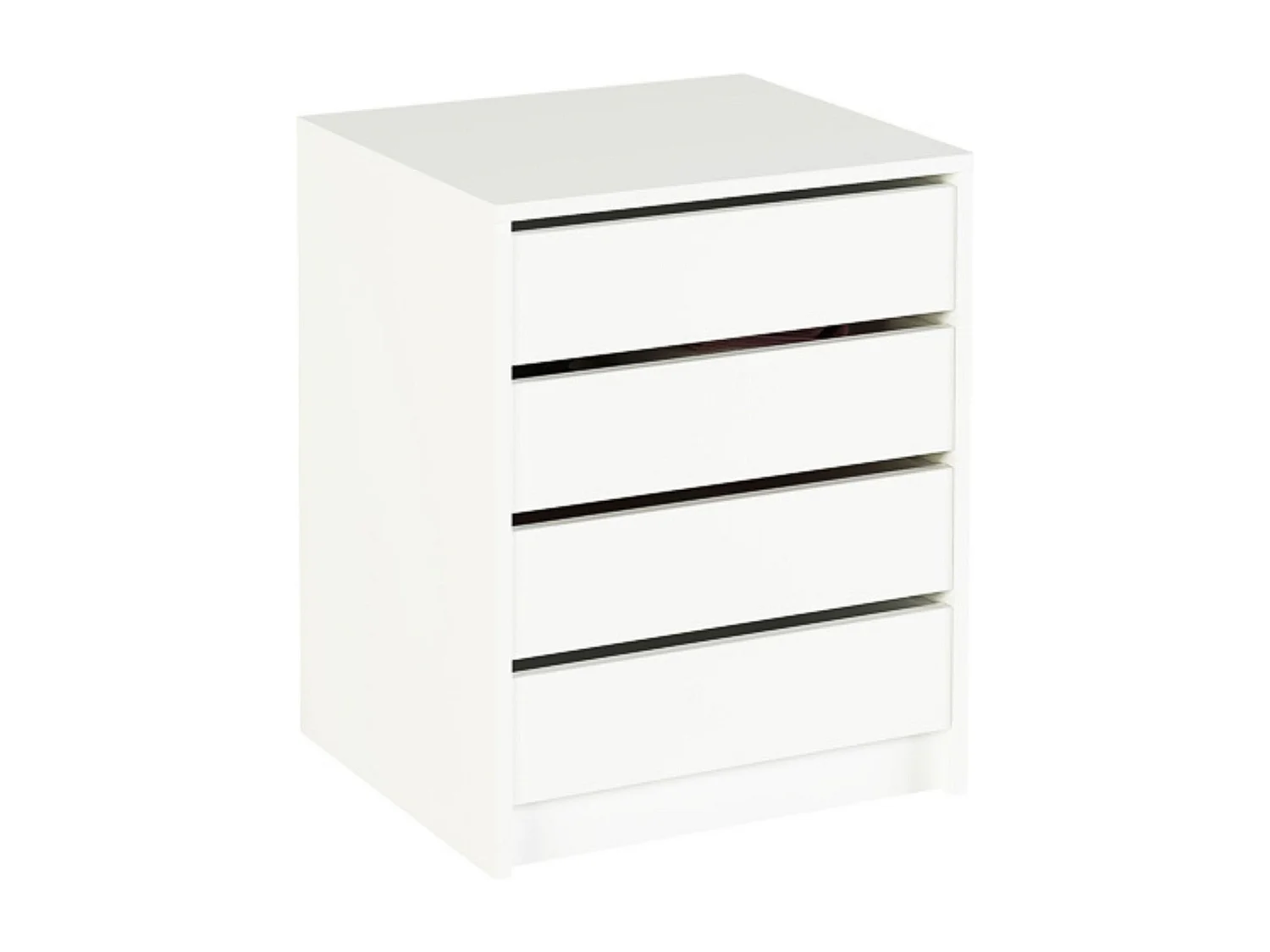 Cajonera 4 cajones | Color: Blanco | Medidas: 62 cm x 50 cm x 44 cm mueble dormitorio