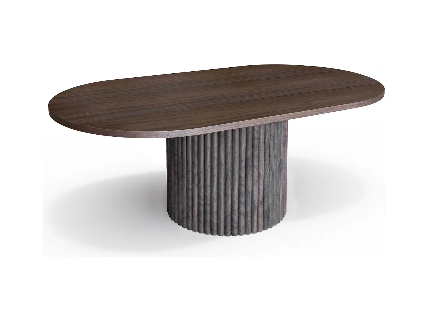 Now's Home - Table Basse En Bois De Noyer 110cm