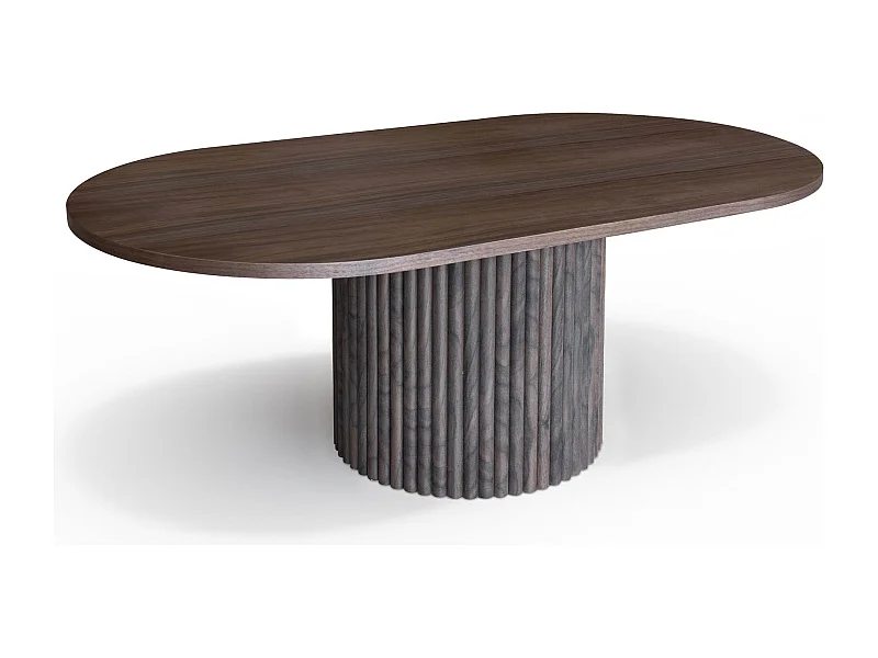 Now's Home - Table Basse En Bois De Noyer 110cm