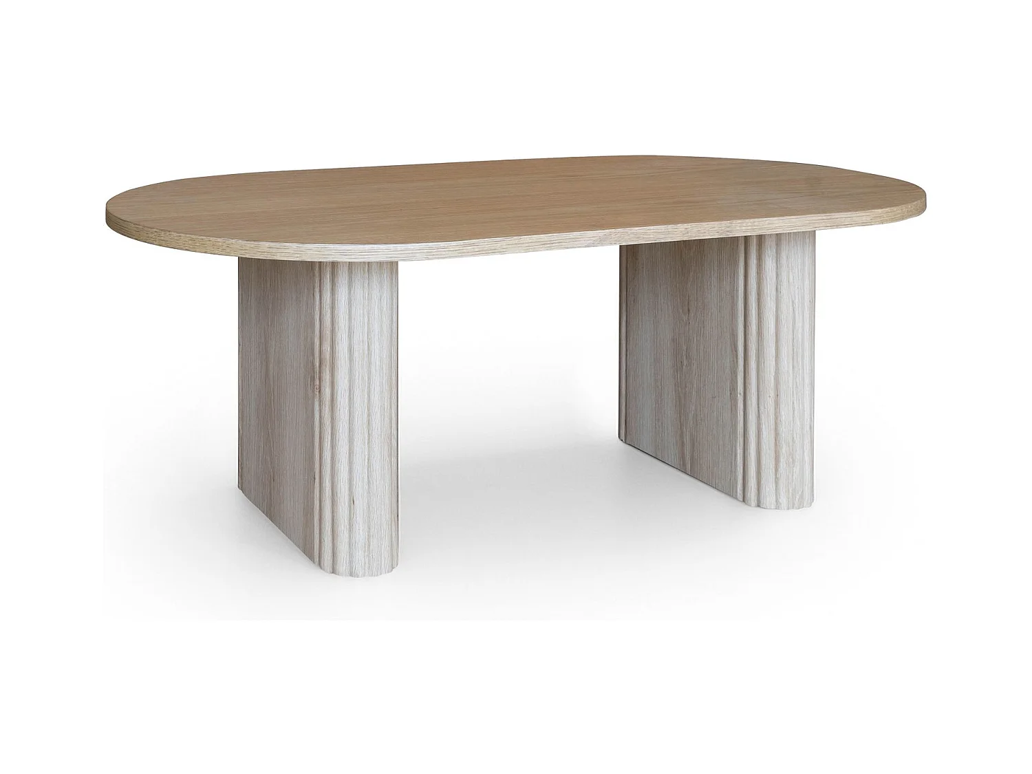 Now's Home - Table Basse En Bois De Chene 110cm