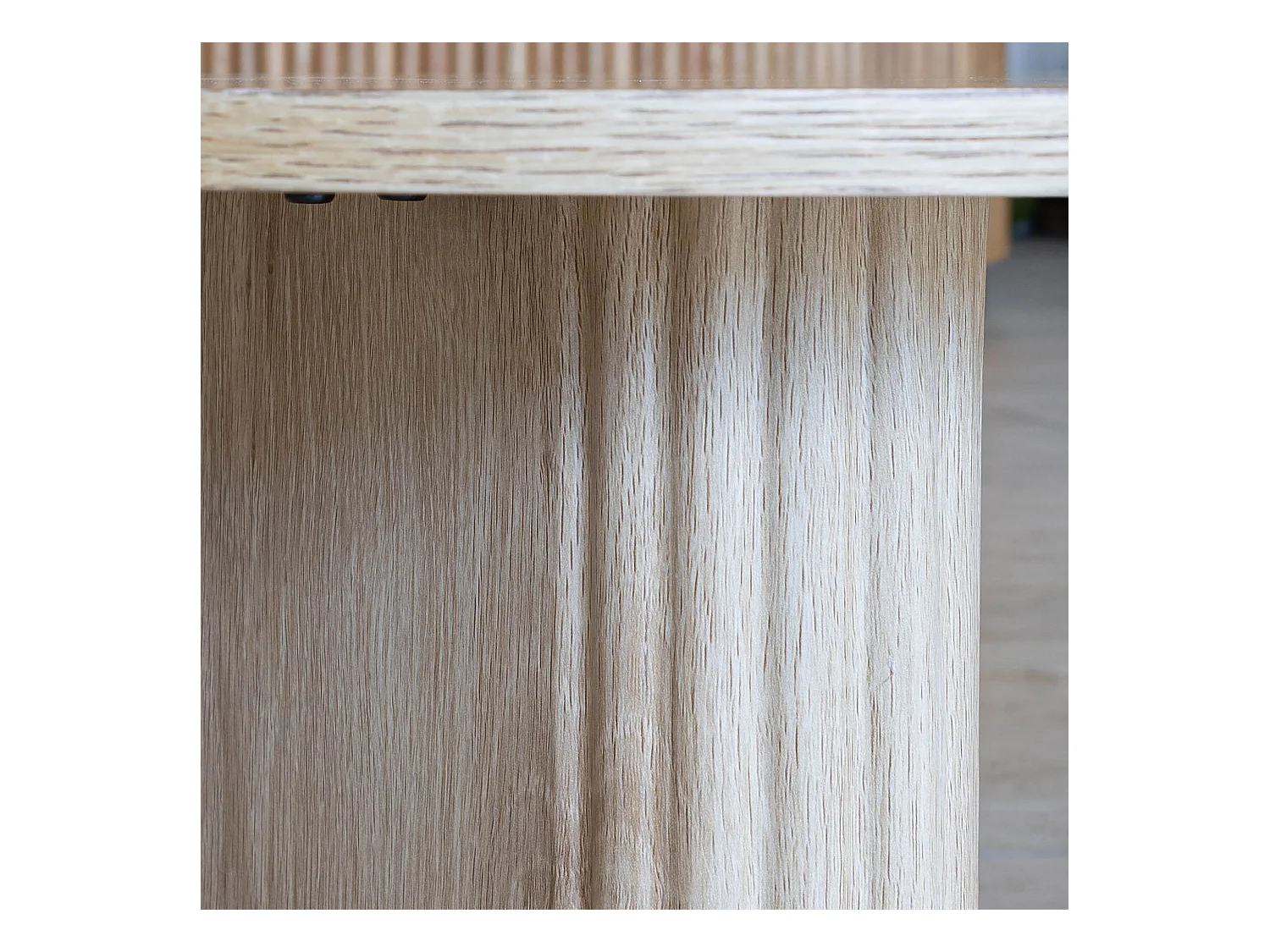 Now's Home - Table Basse En Bois De Chene 110cm