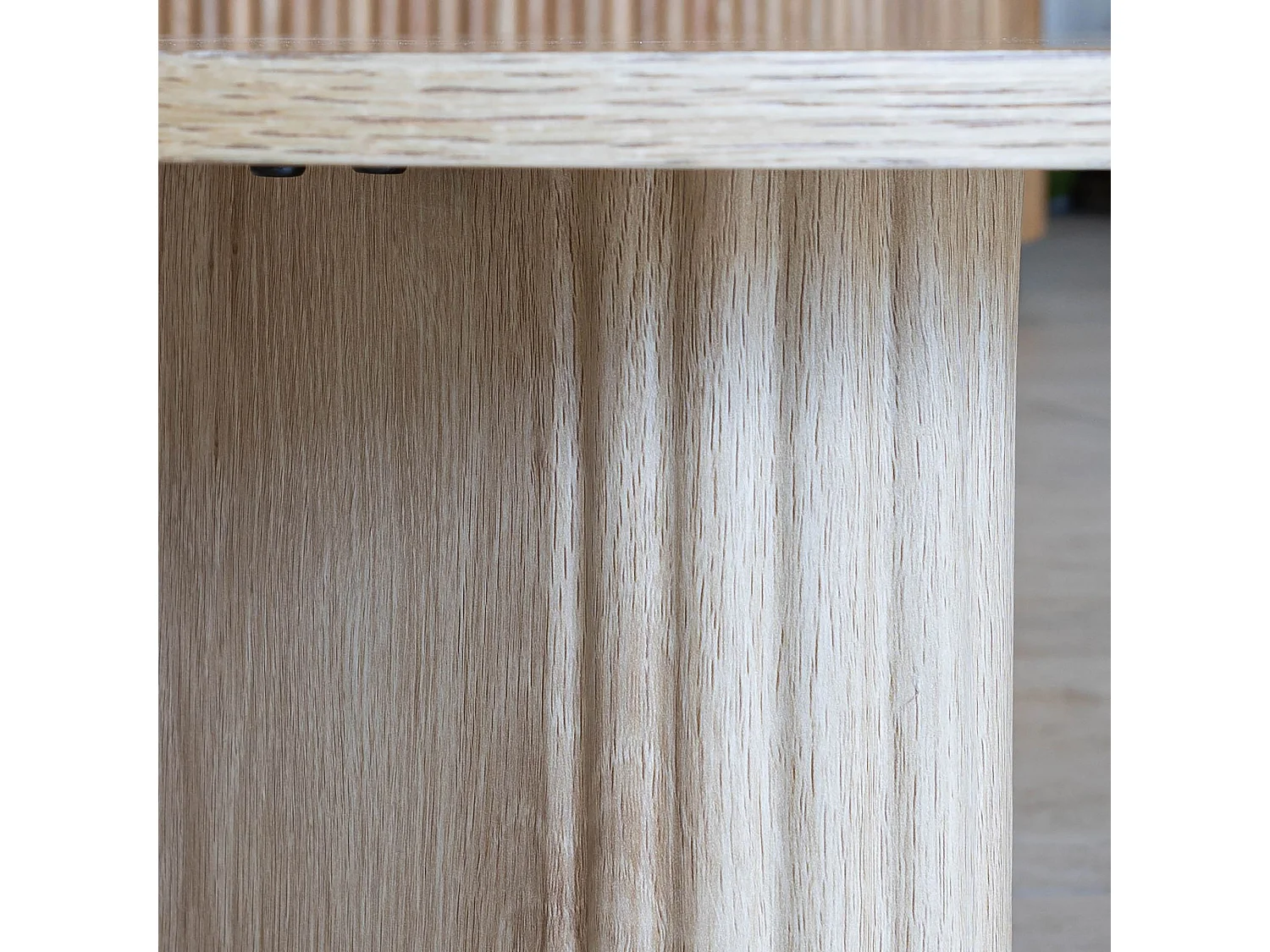 Now's Home - Table Basse En Bois De Chêne 110cm
