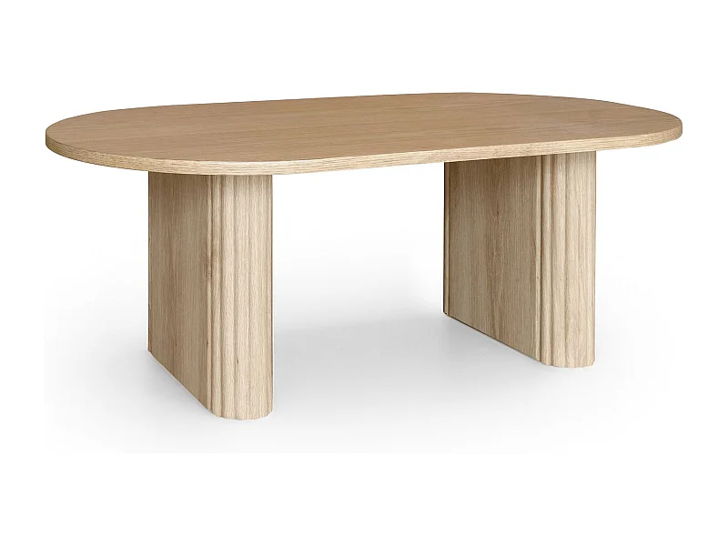 Now's Home - Table Basse En Bois De Chene 110cm