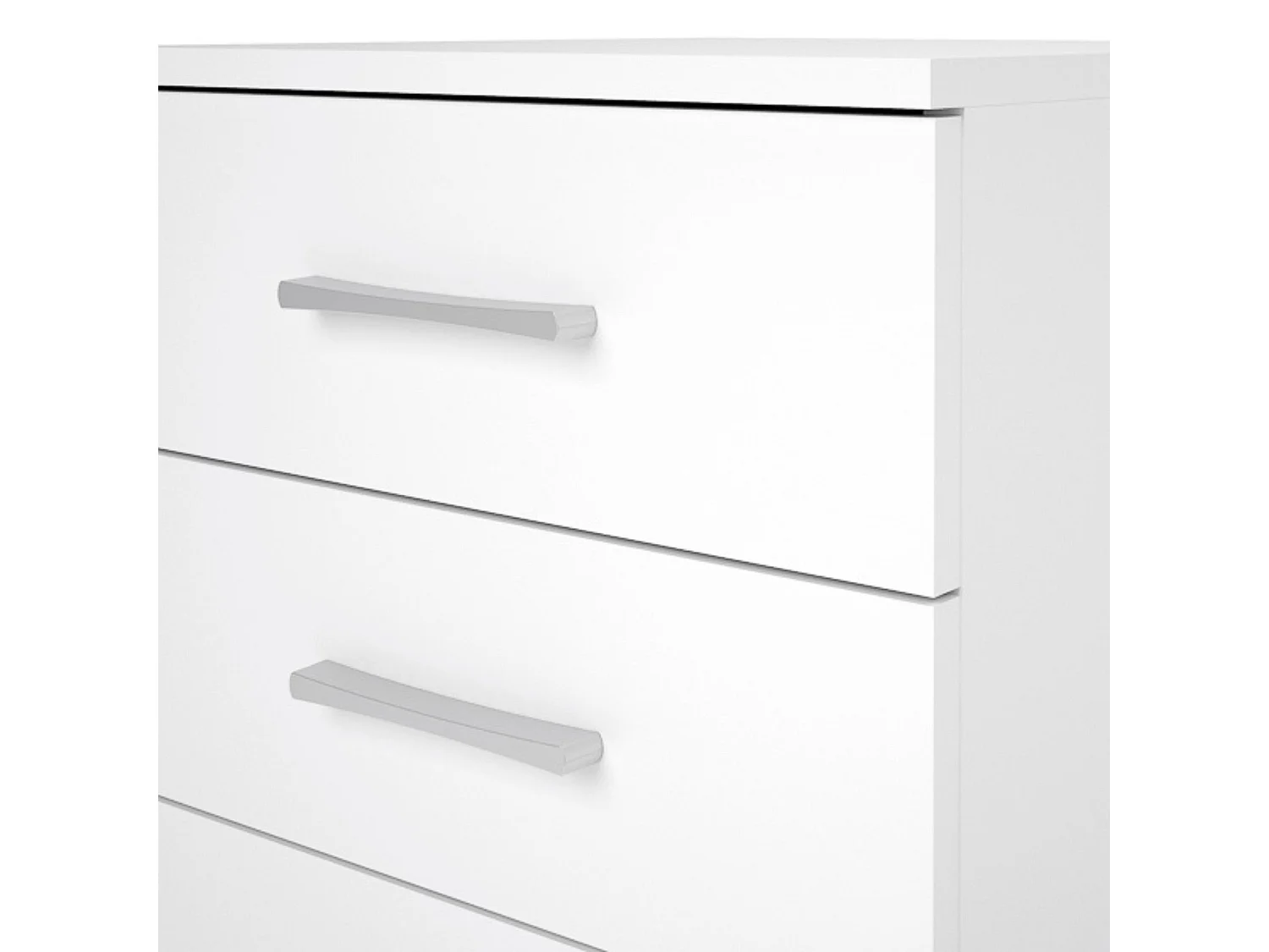 Cajoneras Para escritorio con ruedas 3 Cajones color blanco 58 x 45 x 44 Cm (alto x ancho x fondo)