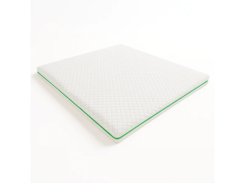 Topper franz. Doppelbett 140 x 200 Memory Foam Breeze 9 Zonen | Höhe 5 cm | Italien