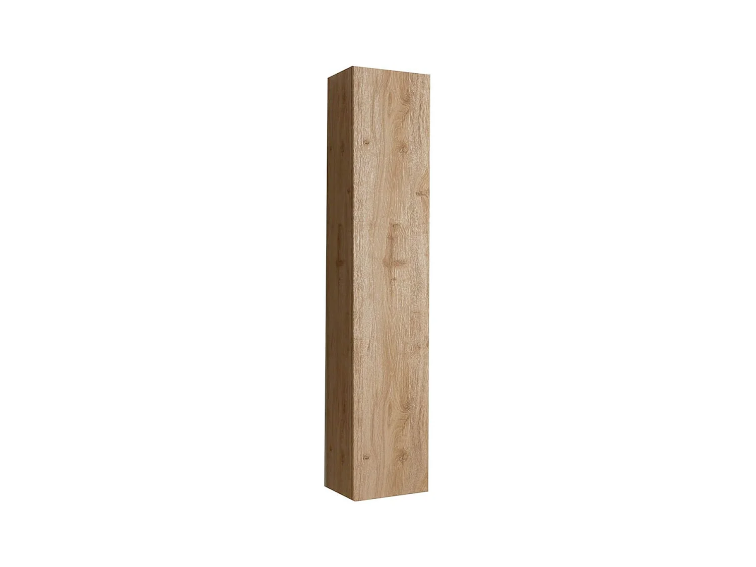 Colonne murale suspendue 1 porte aspect bois finition Cadiz - ARTURO