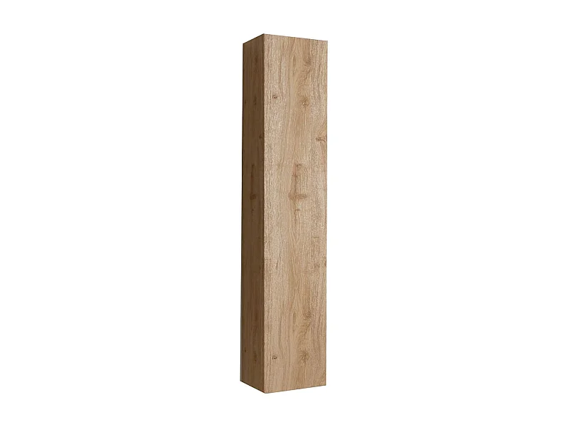 Colonne murale suspendue 1 porte aspect bois finition Cadiz - ARTURO