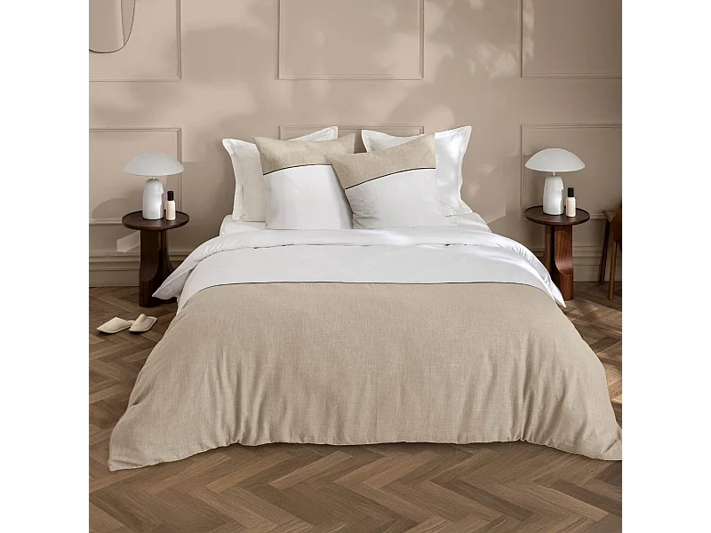 Parure de lit 260x240 coton Douceur d'Intérieur Gabrielle