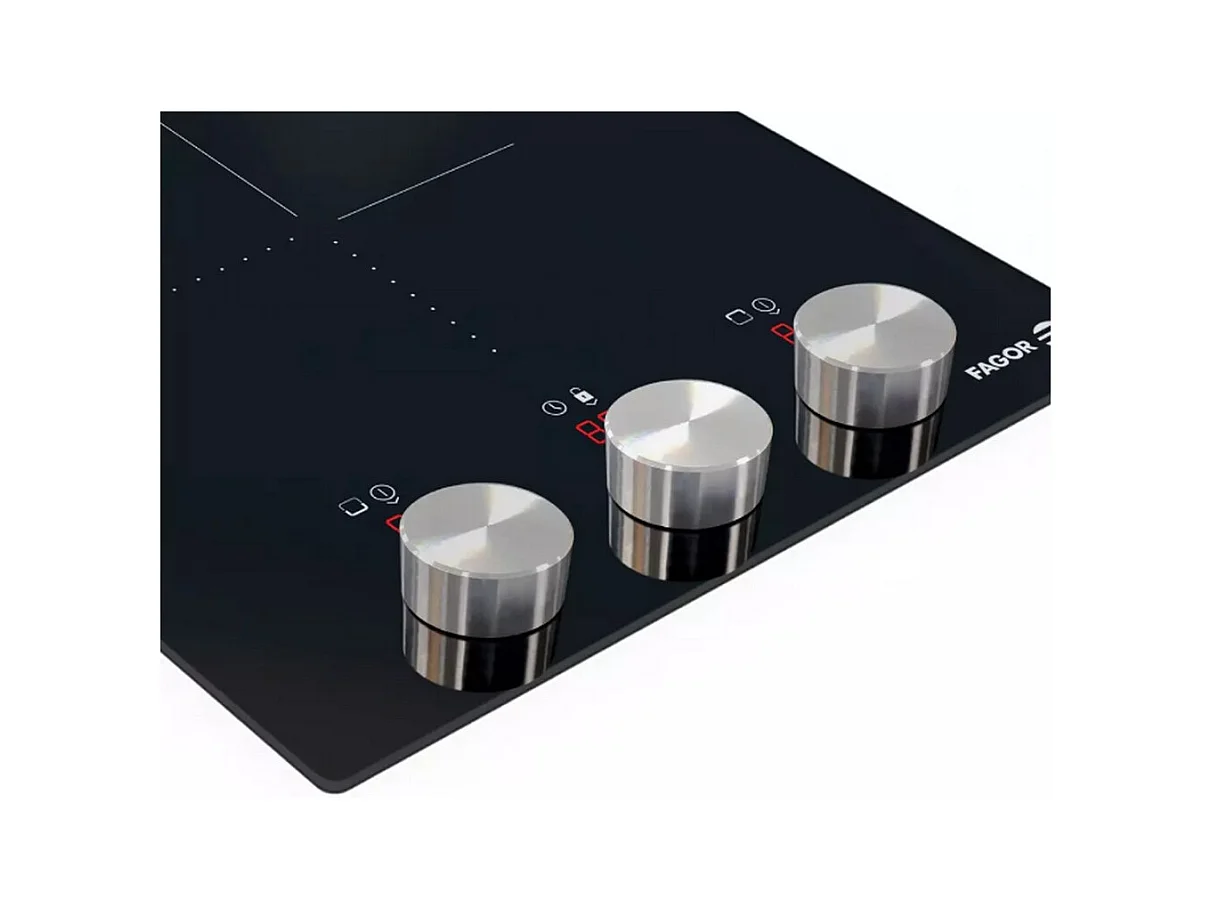 Fagor Table de cuisson vitrocéramique 2 feux 2900w noir - FTV2520T