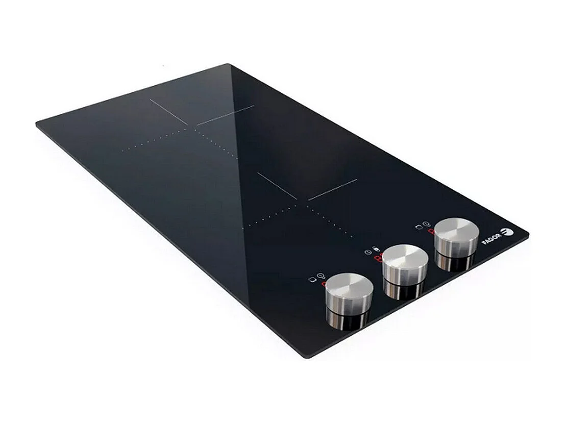 Fagor Table de cuisson vitrocéramique 2 feux 2900w noir - FTV2520T