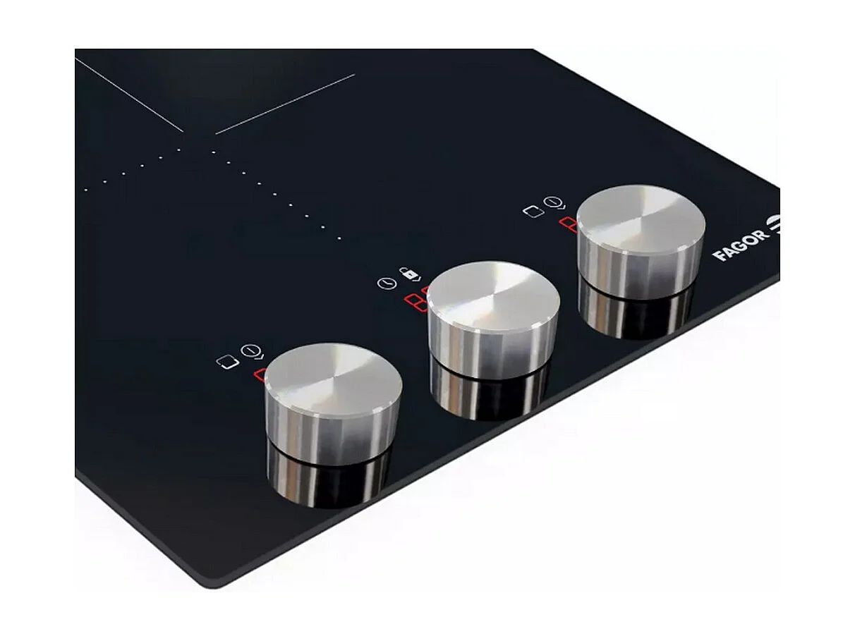 Fagor Table de cuisson vitrocéramique 2 feux 2900w noir - FTV2520T