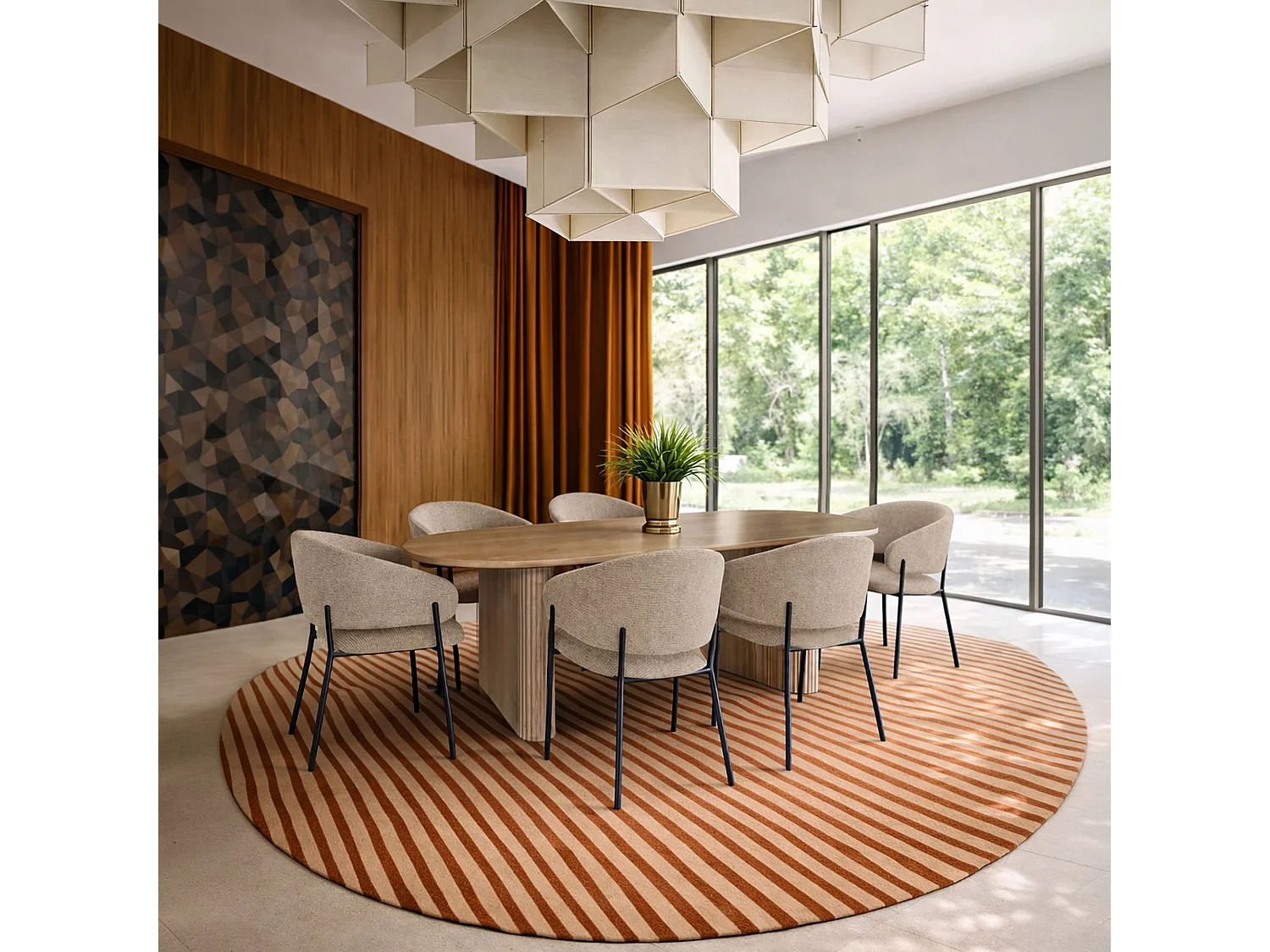 Now's Home - Lot De 2 Fauteuils De Table En Tissu Beige Et Pieds En Métal