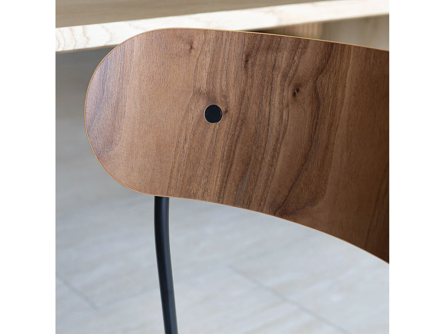 Now's Home - Ensemble Table Rectangulaire Et 6 Chaises En Tissu Ecru