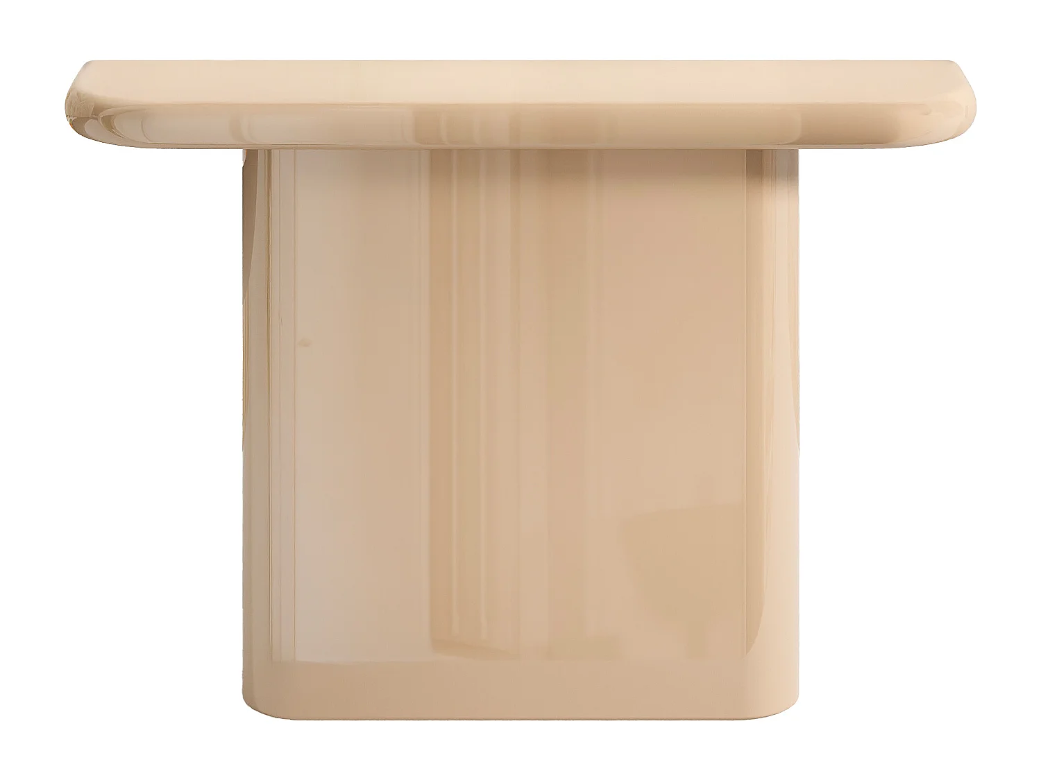 Console en MDF - Beige laqué - RABIRI