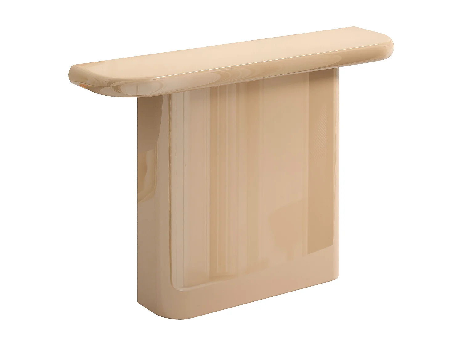 Console en MDF - Beige laqué - RABIRI