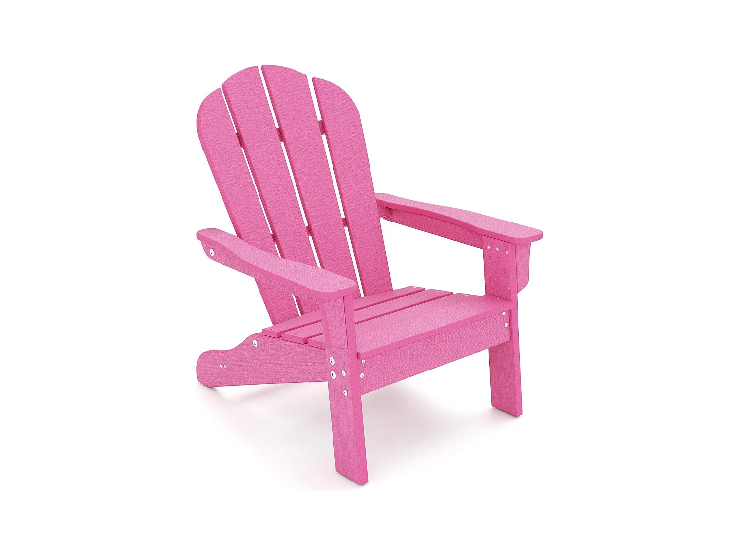 Kinder Adirondack Stuhl aus HDPE mit Ergonomischer Rückenlehne Adirondack Chair Rosa