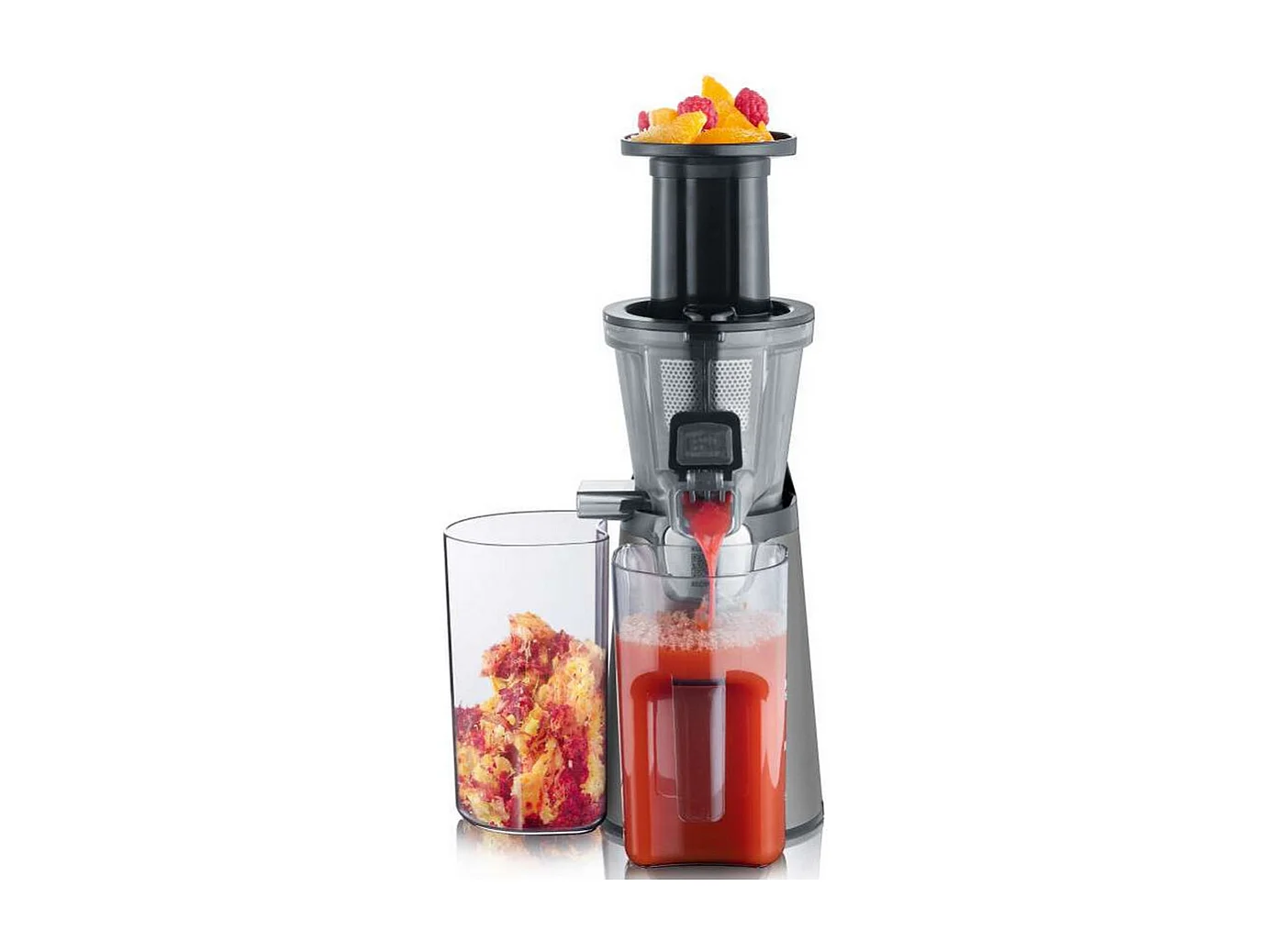 Slow Juicer Séverin ES3571 150W Grau - Multifunktional für Säfte, Sorbets, Marmeladen