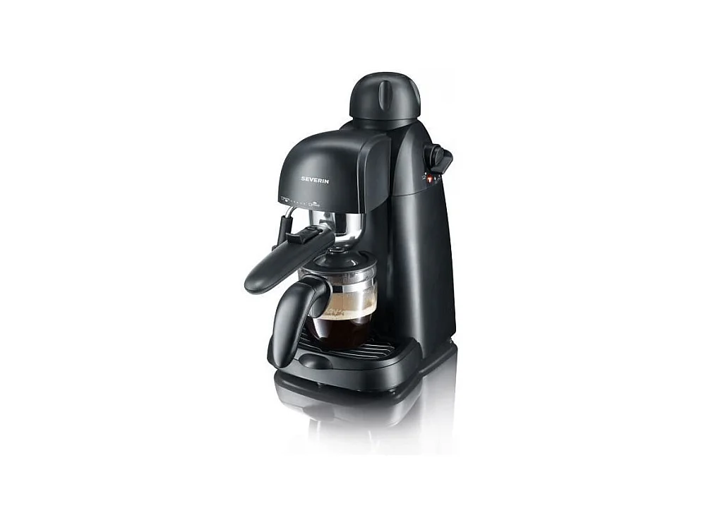 Klassische Espressomaschine – Schwarz