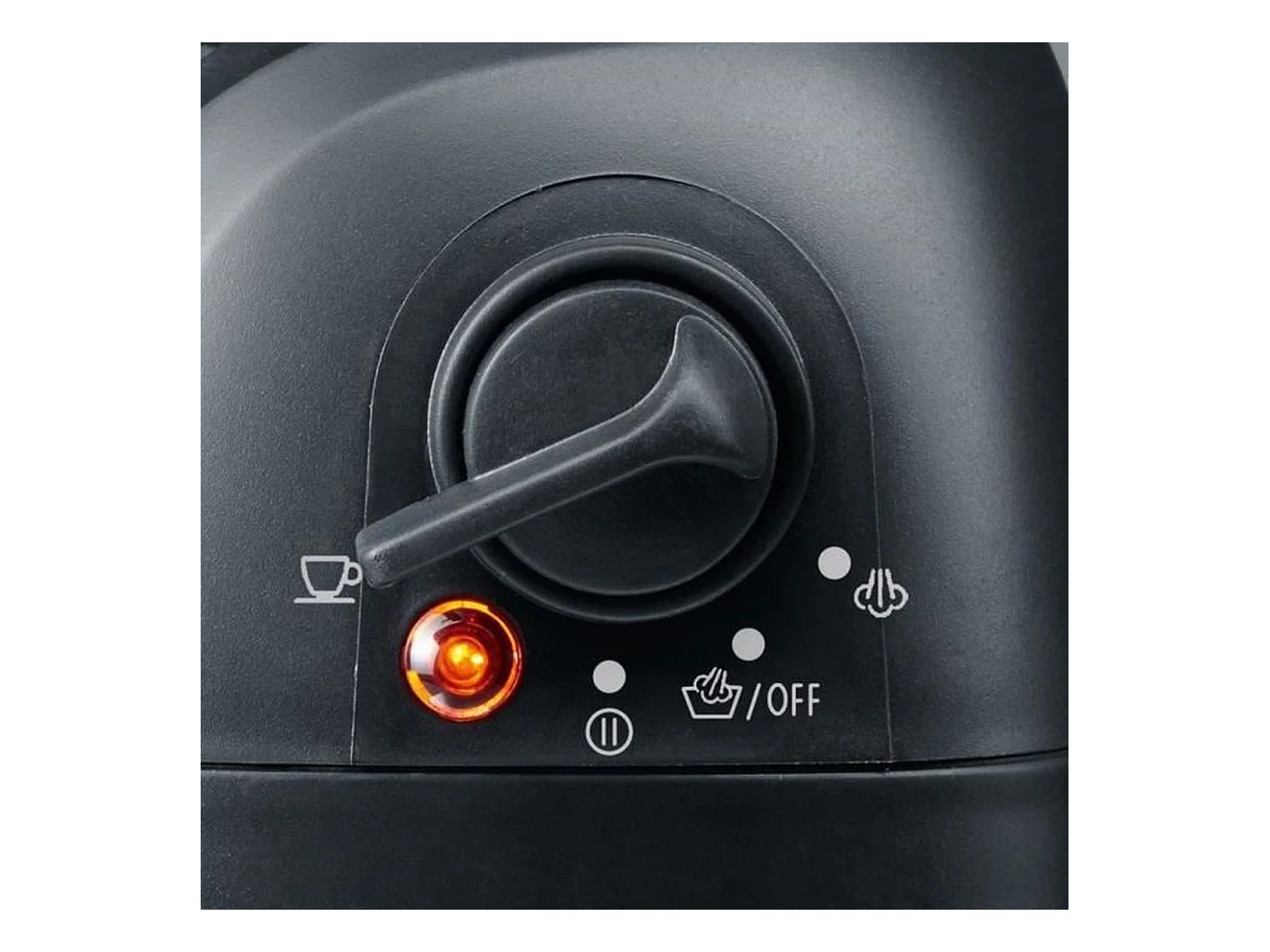 Klassische Espressomaschine – Schwarz