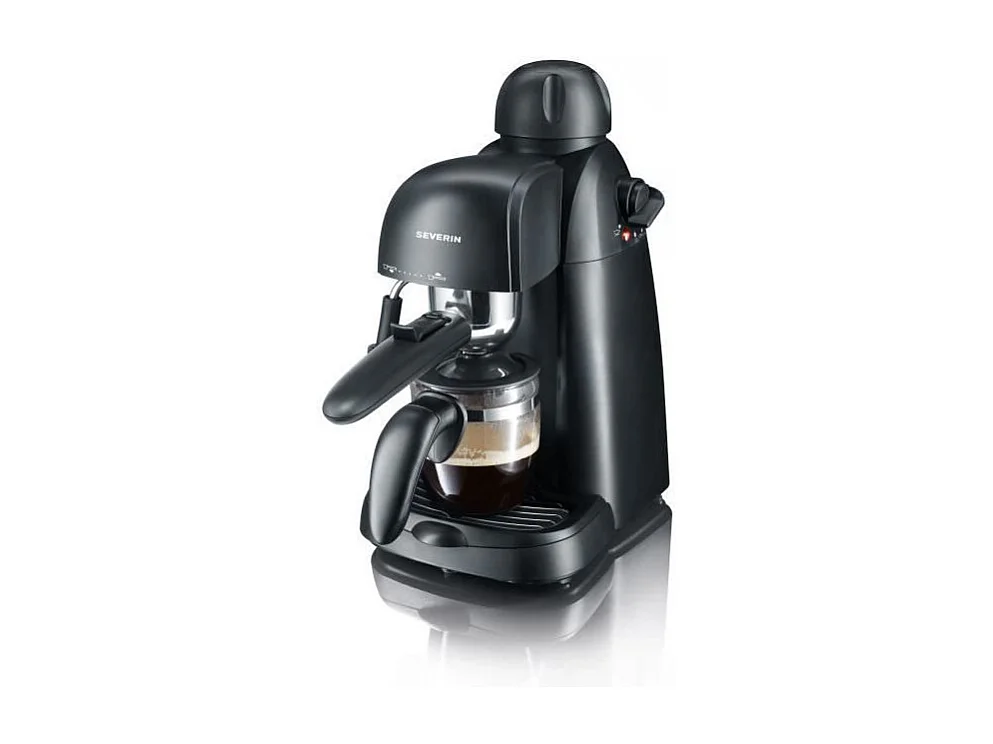 Klassische Espressomaschine – Schwarz