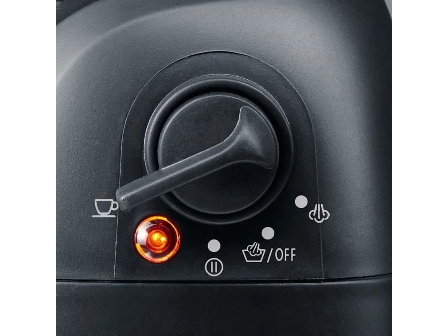 Klassische Espressomaschine – Schwarz