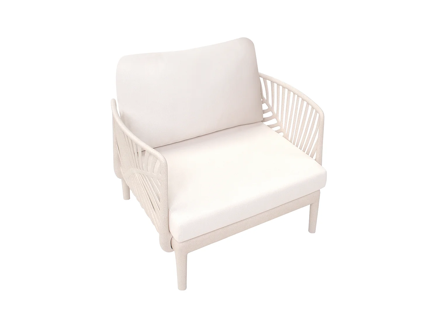 Fauteuil de jardin SATURNIA Beige clair