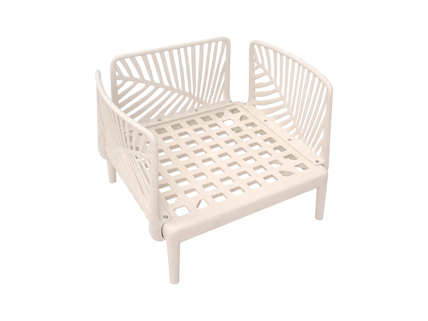 Fauteuil de jardin SATURNIA Beige clair