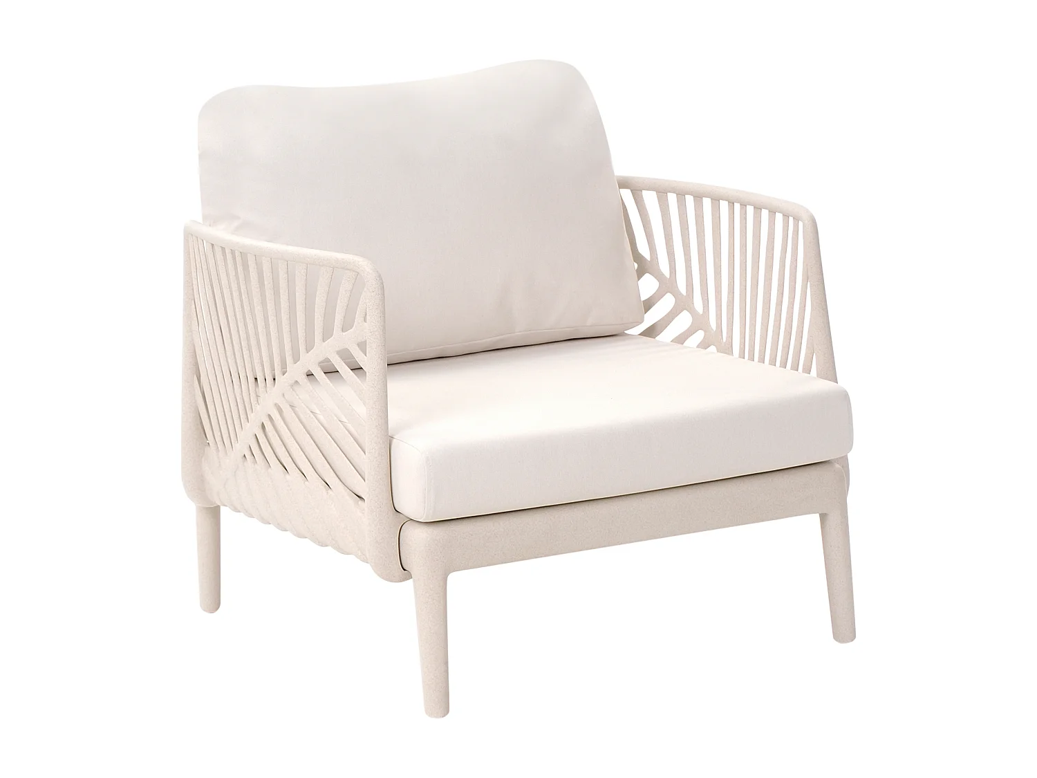 Fauteuil de jardin SATURNIA Beige clair