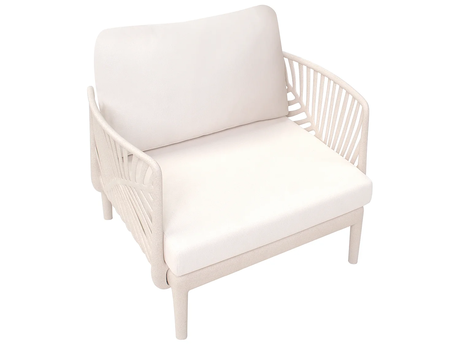 Fauteuil de jardin SATURNIA Beige clair