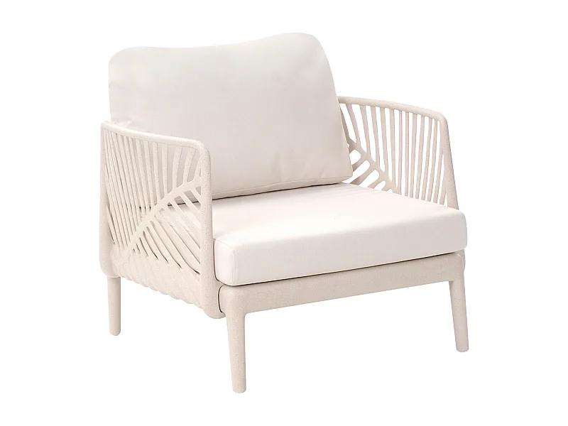 Fauteuil de jardin SATURNIA Beige clair