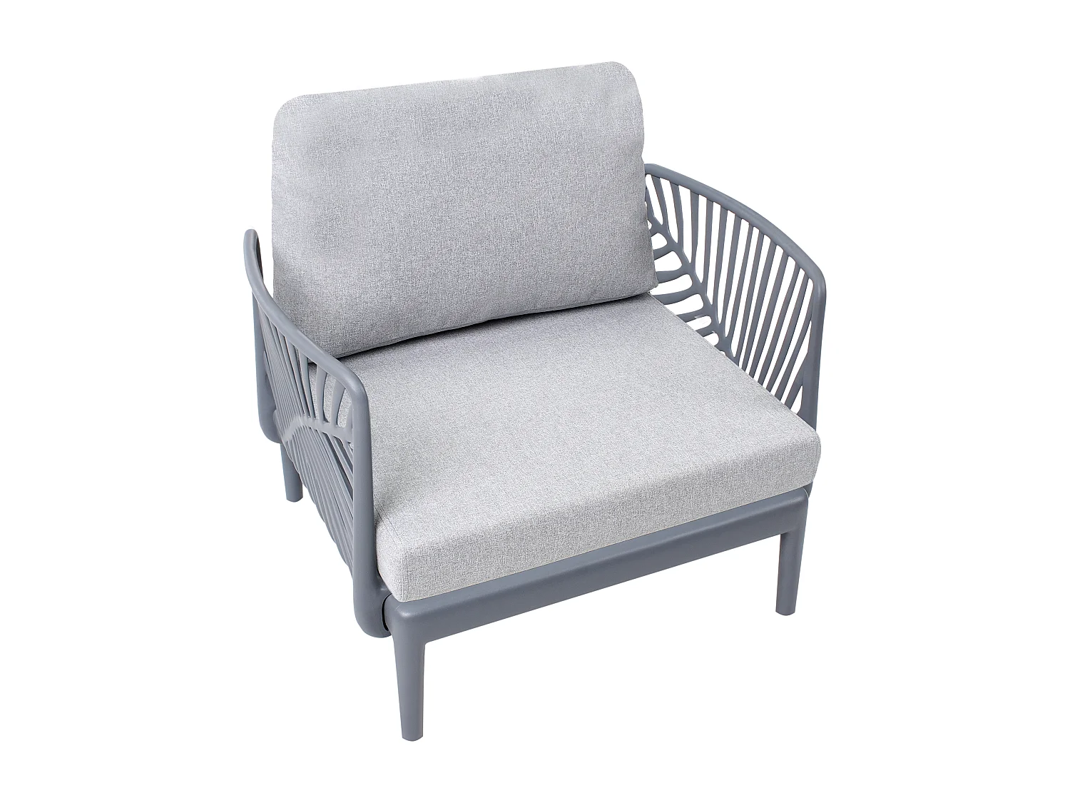 Fauteuil de jardin SATURNIA Gris