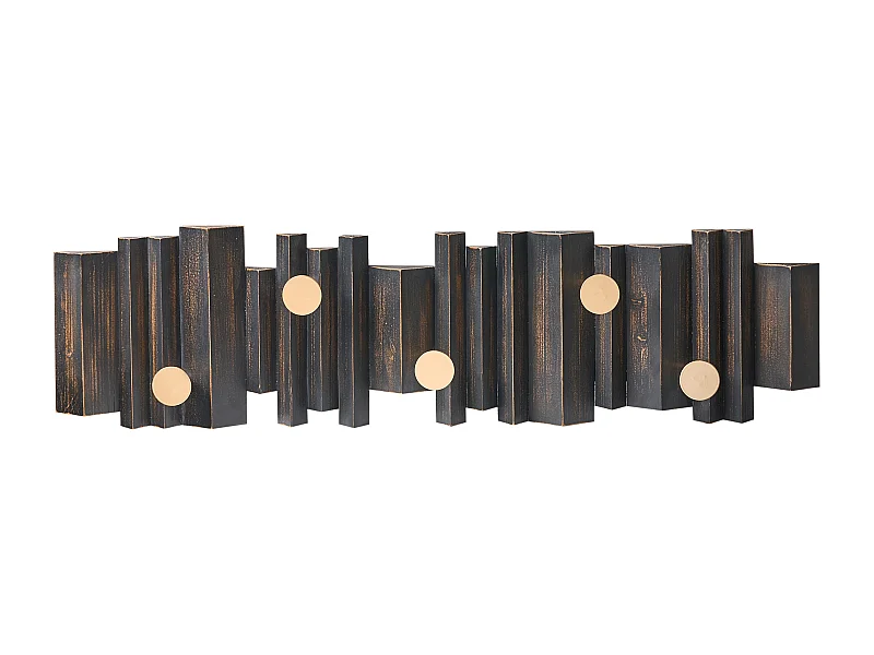 Porte-manteau mural ZILLAH Noir