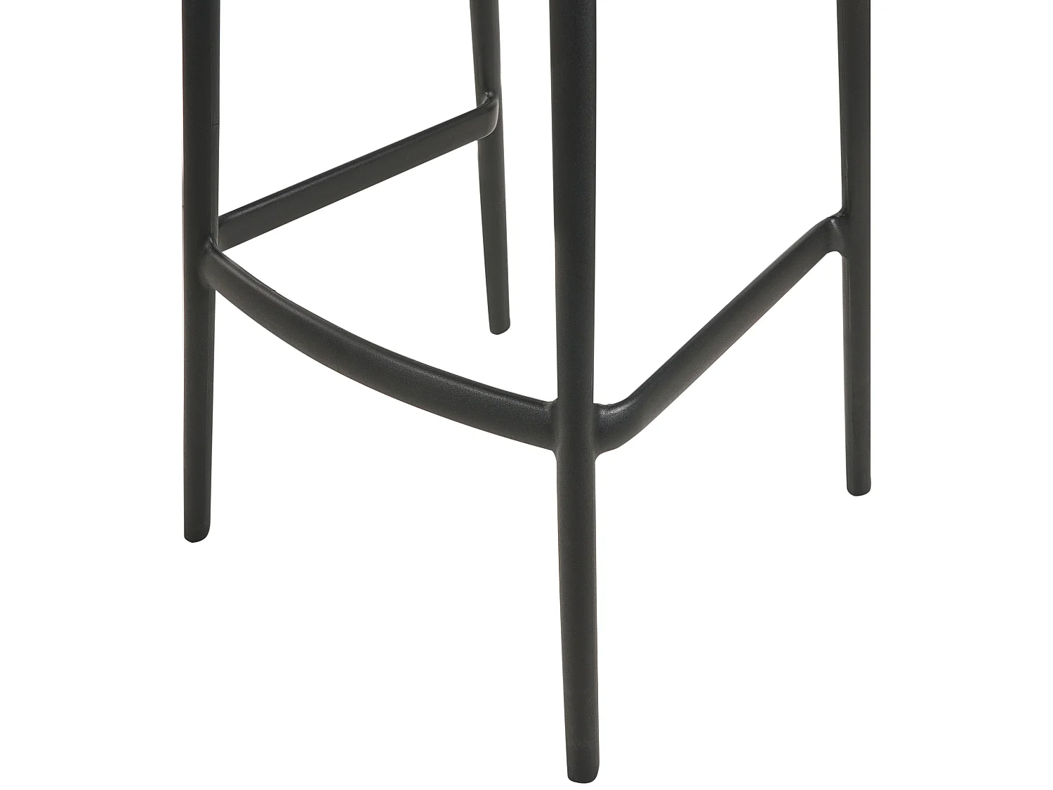 Lot de 2 chaises de bar de jardin GUBBIO Noir