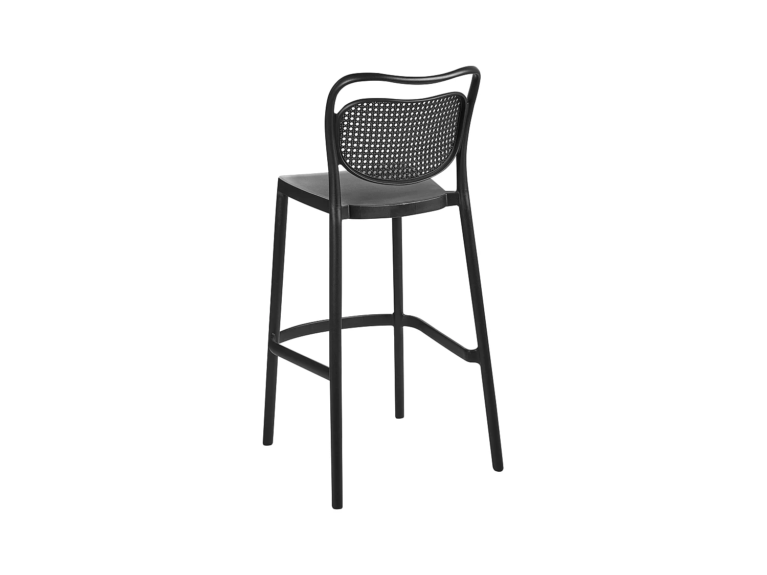 Lot de 2 chaises de bar de jardin CELLENO Noir