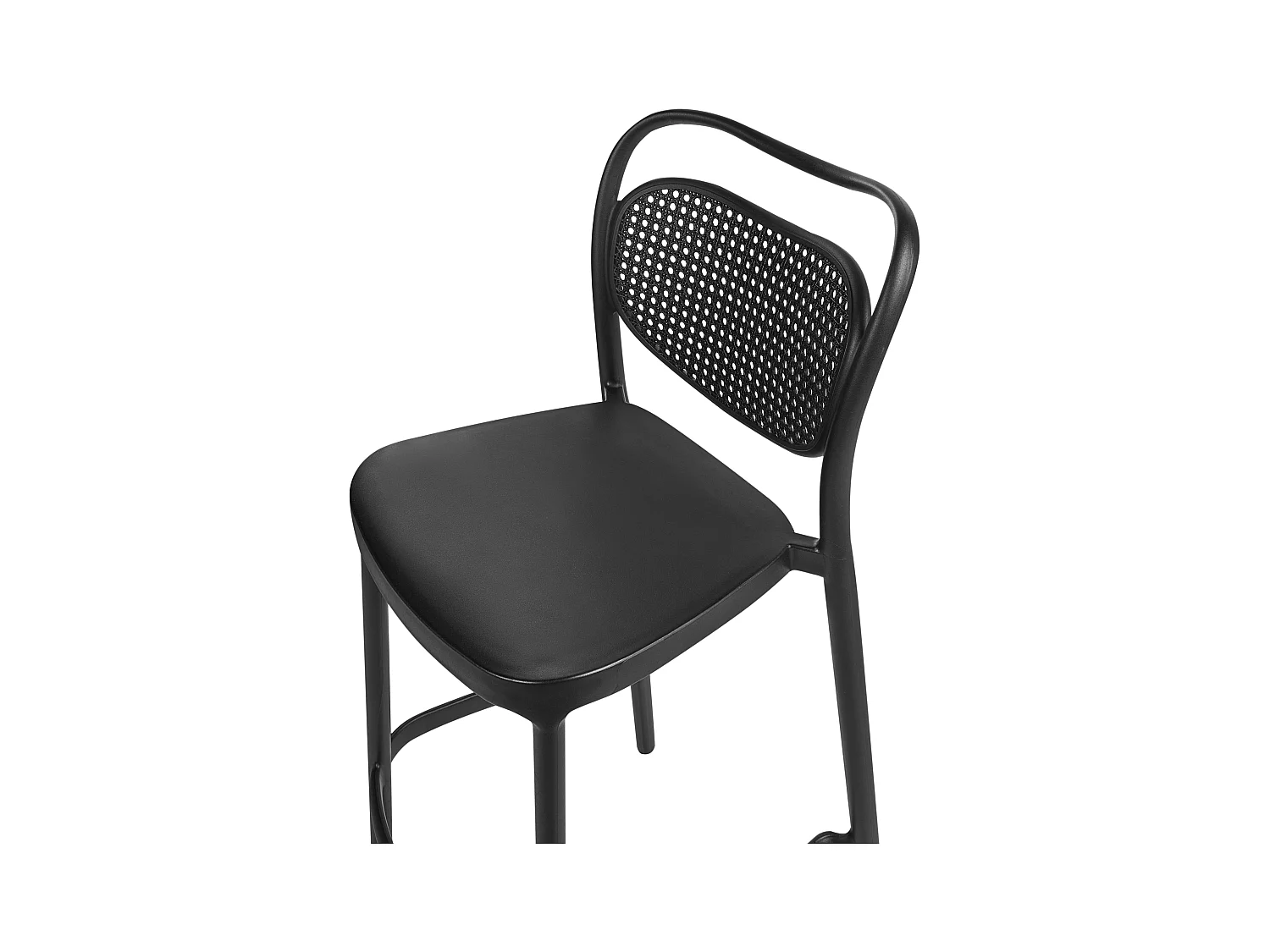 Lot de 2 chaises de bar de jardin CELLENO Noir