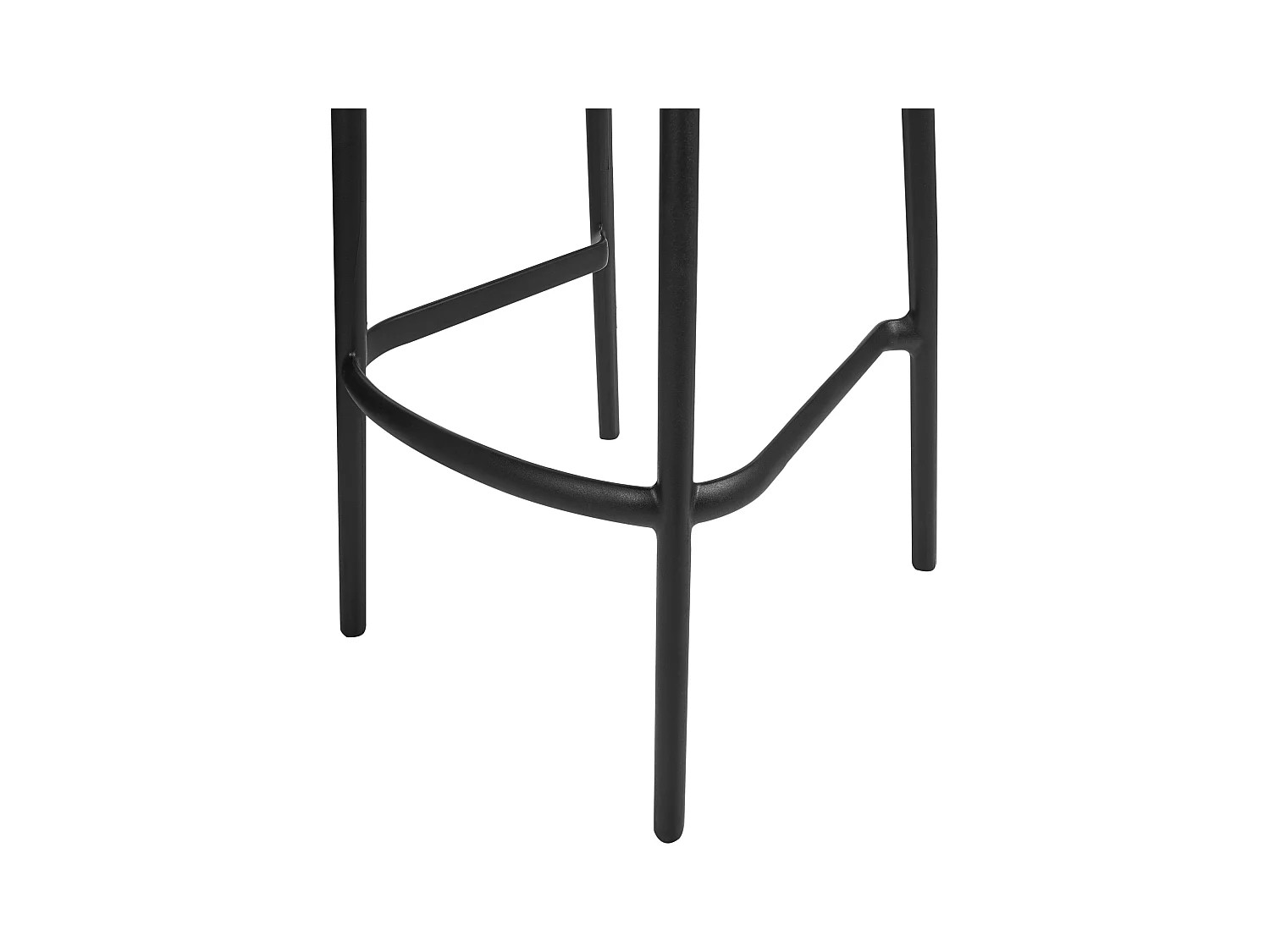 Lot de 2 chaises de bar de jardin CELLENO Noir