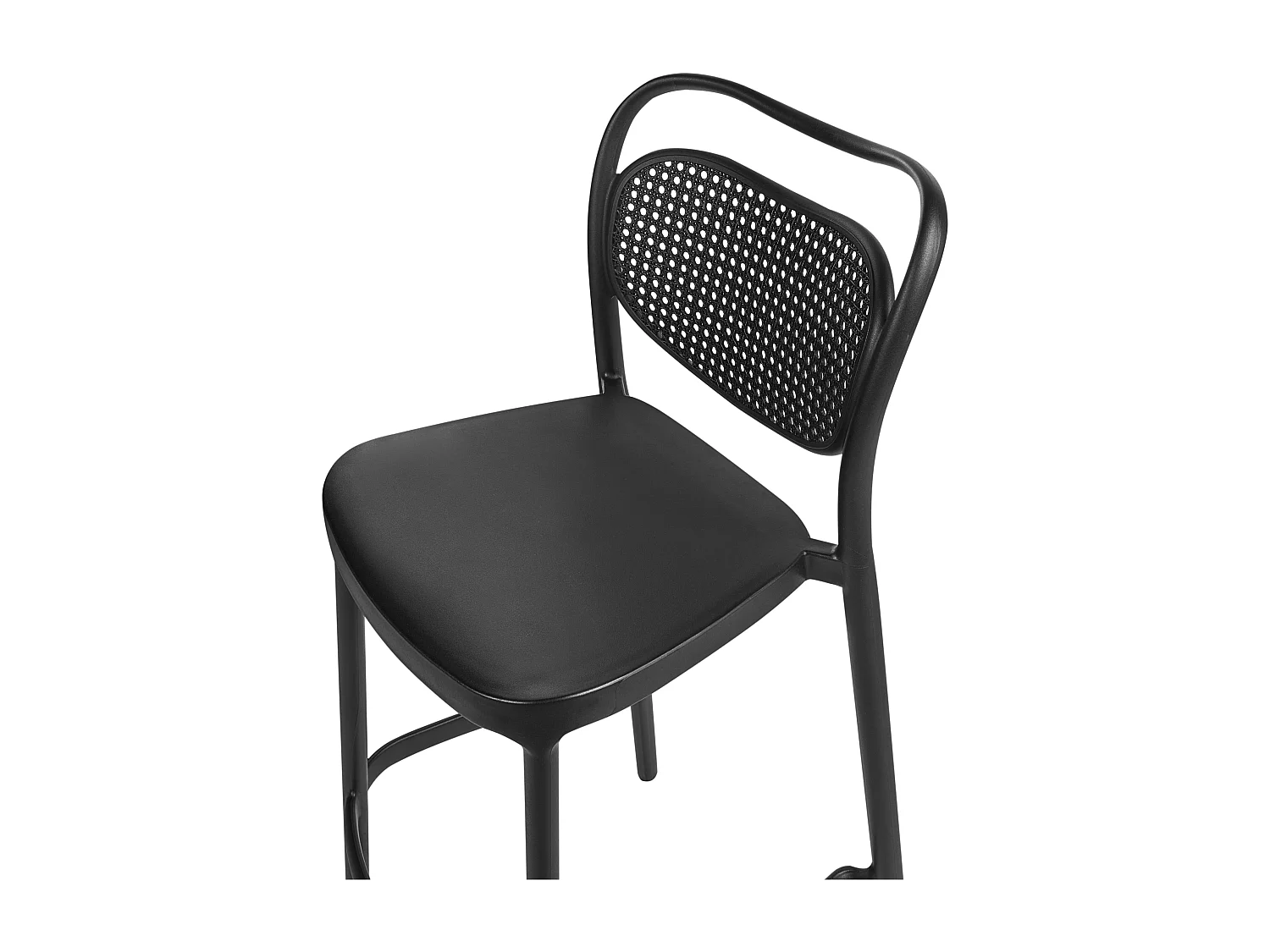 Lot de 2 chaises de bar de jardin CELLENO Noir