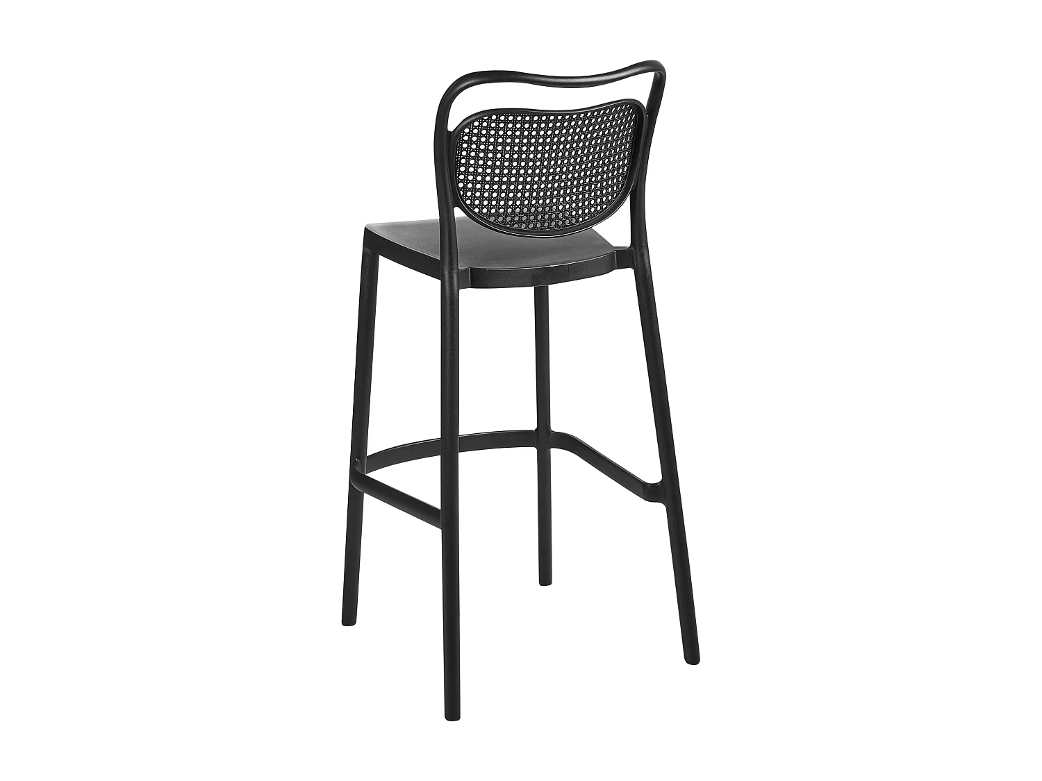 Lot de 2 chaises de bar de jardin CELLENO Noir