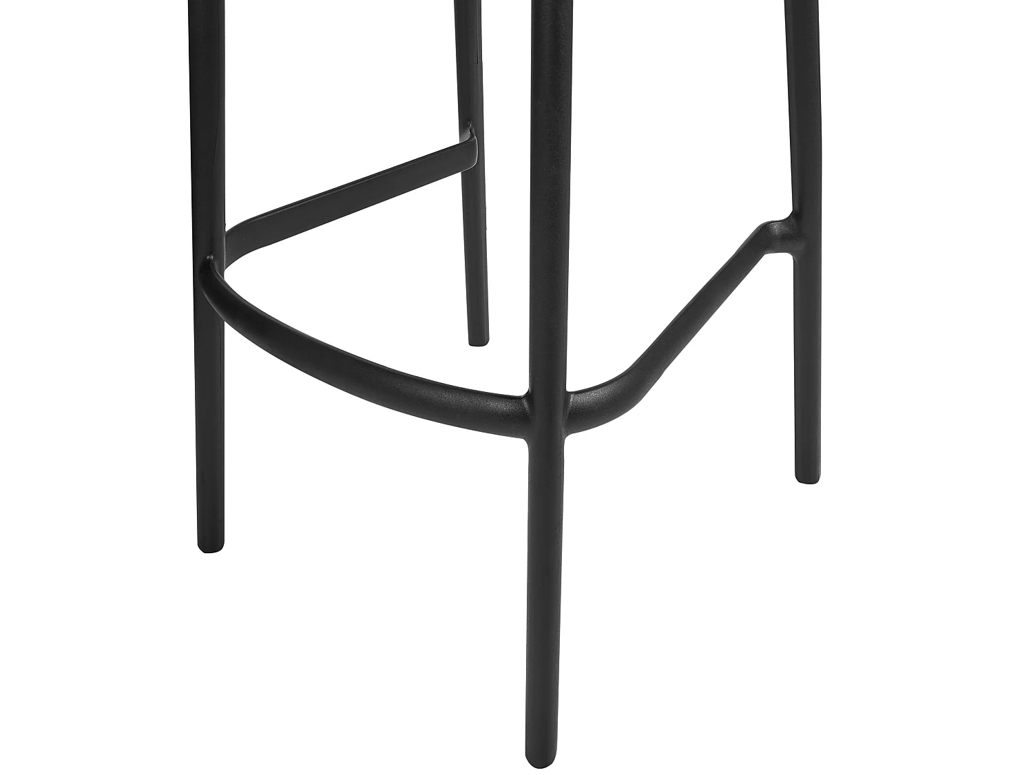 Set of 2 Garden Bar Chairs CELLENO Black