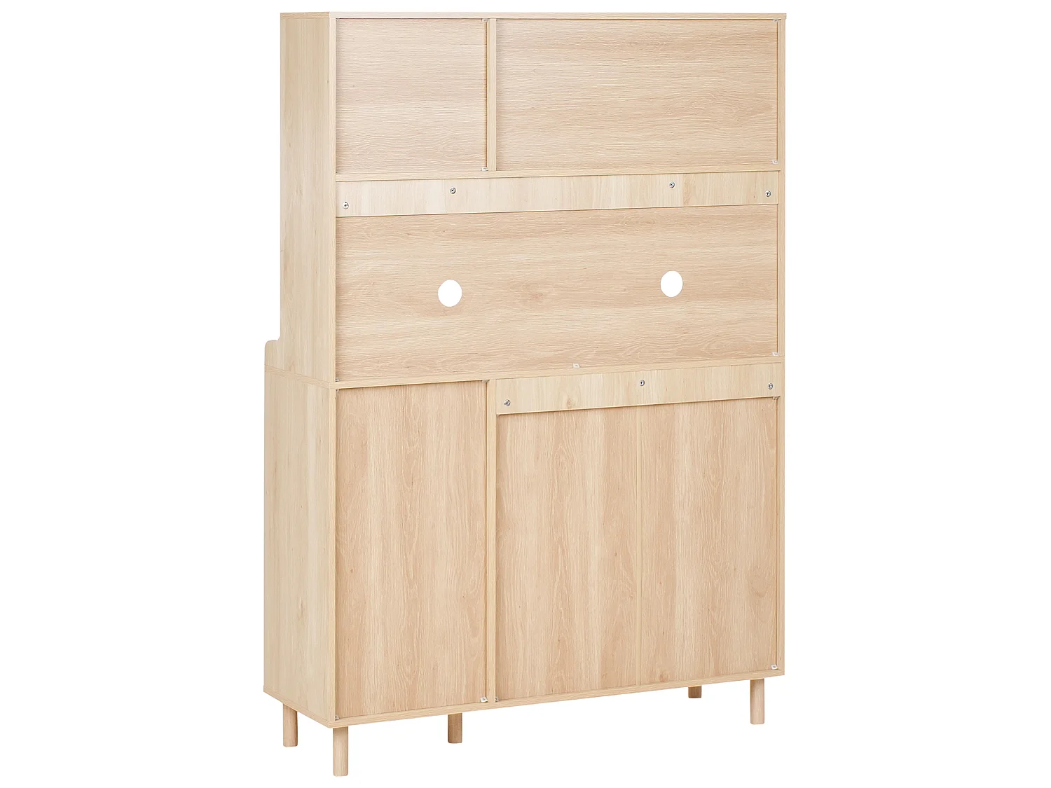 Kitchen Hutch CAMPBELLTON 120 cm Light Brown