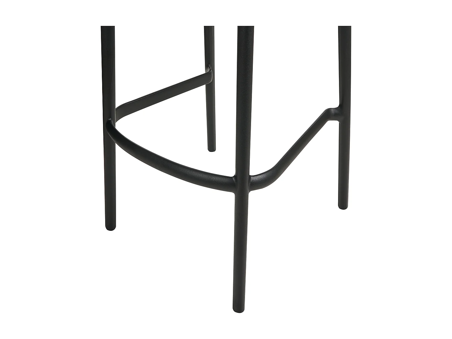 Lot de 2 chaises de bar de jardin PORANO Noir