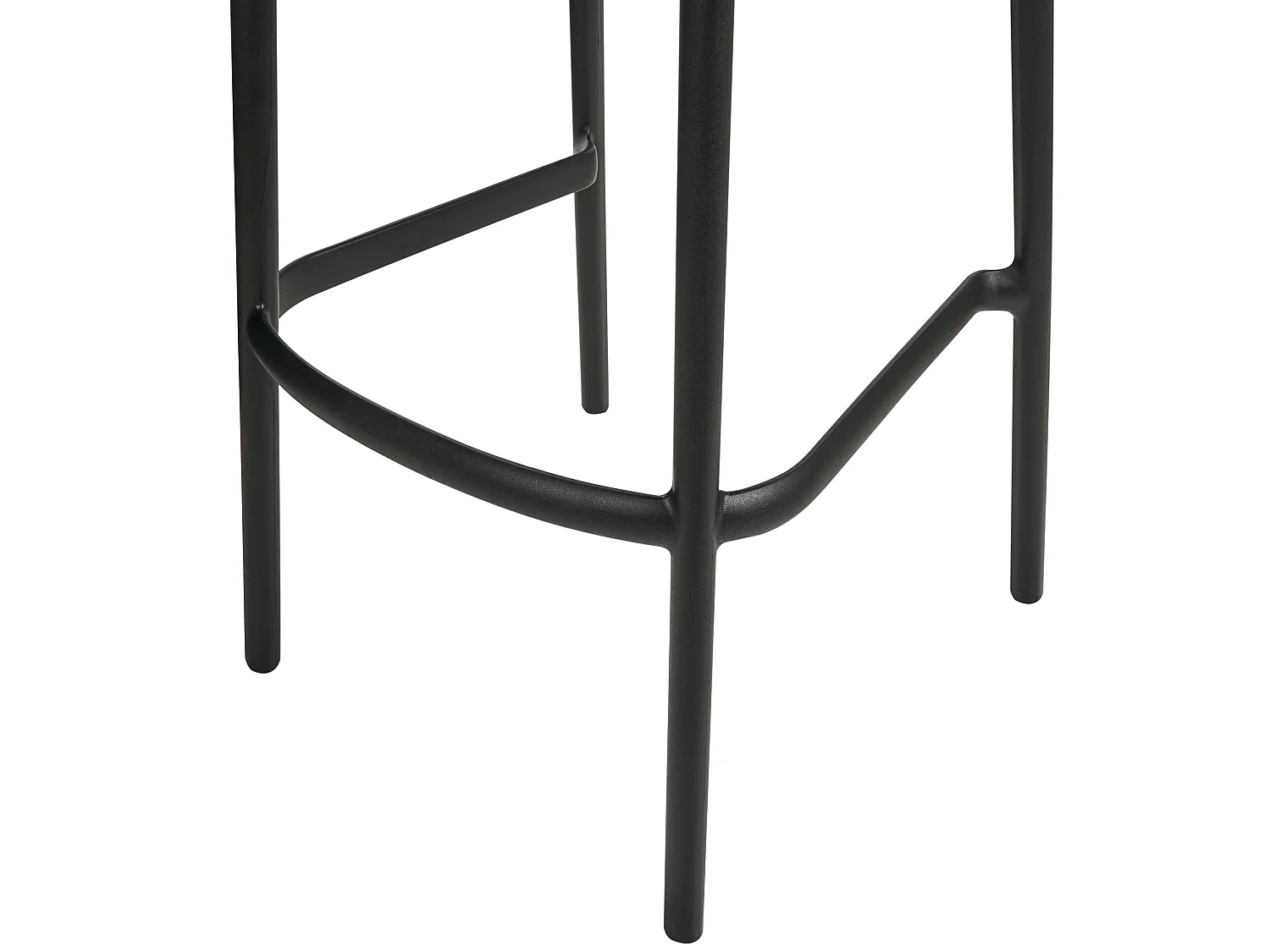 Lot de 2 chaises de bar de jardin PORANO Noir