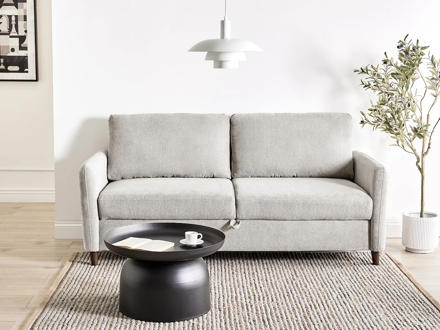 Canapé 3 places MARE Tissu Gris