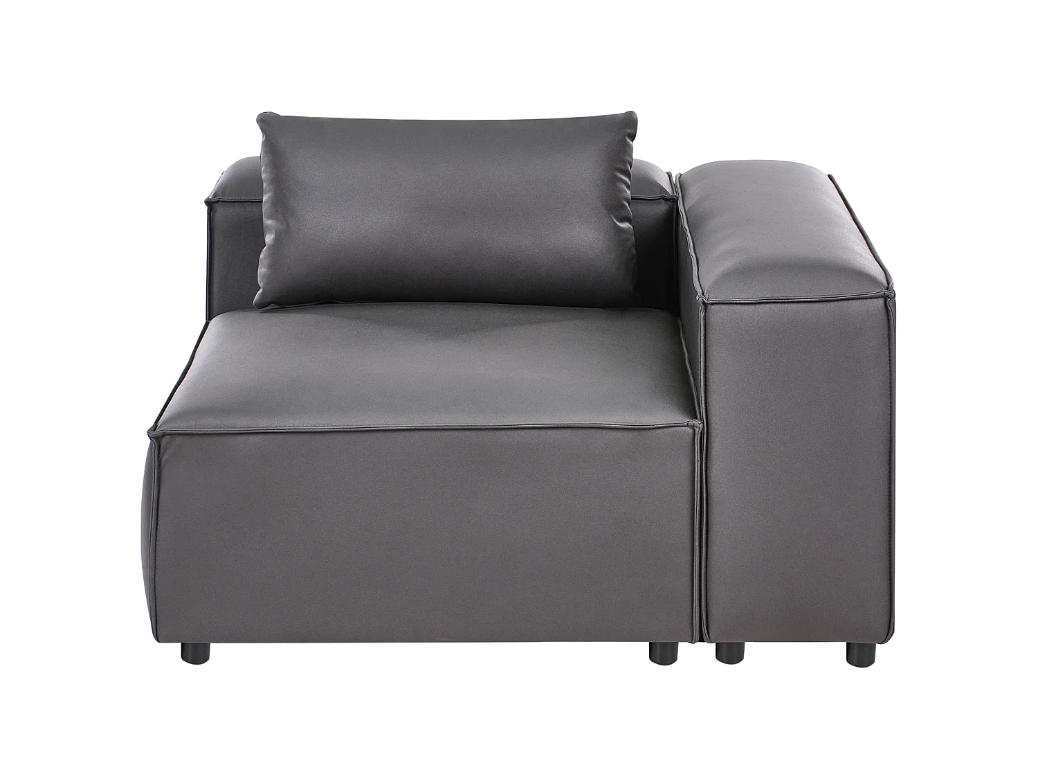 Corner Seat BRANDE Symmetrical Black Fabric