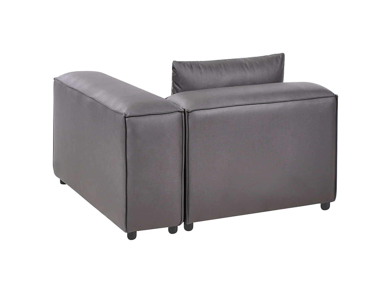 Corner Seat BRANDE Symmetrical Black Fabric