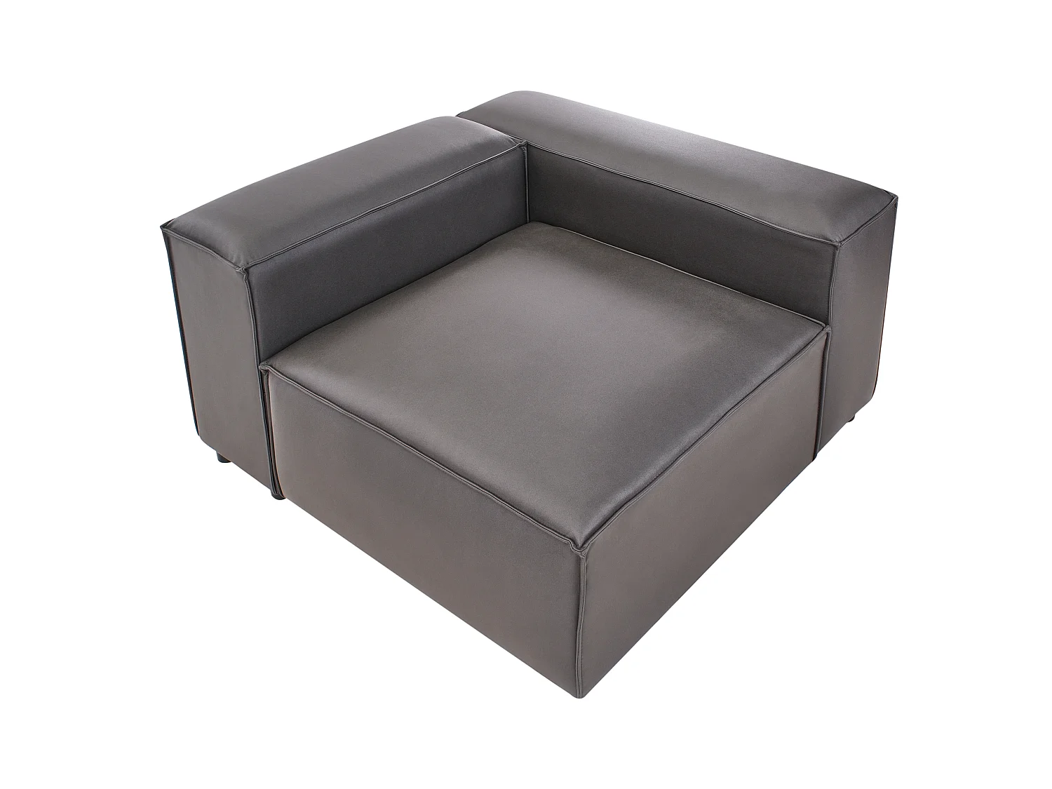 Corner Seat BRANDE Symmetrical Black Fabric