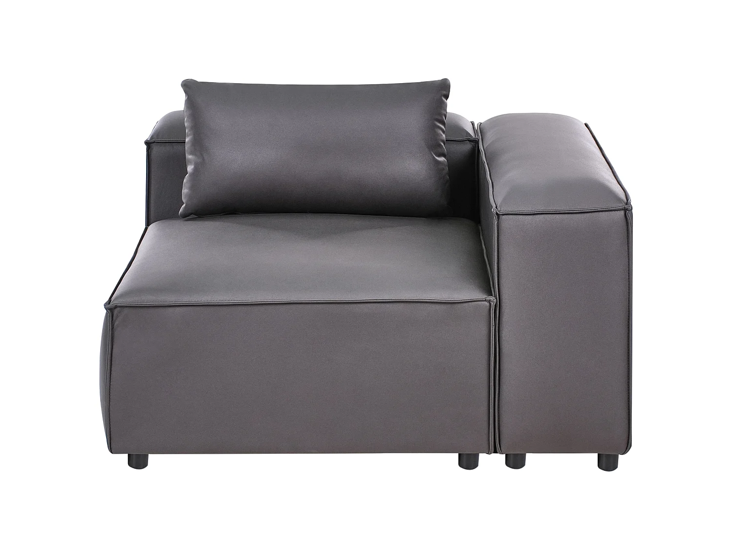 Module d'angle BRANDE Tissu Noir Symétrique